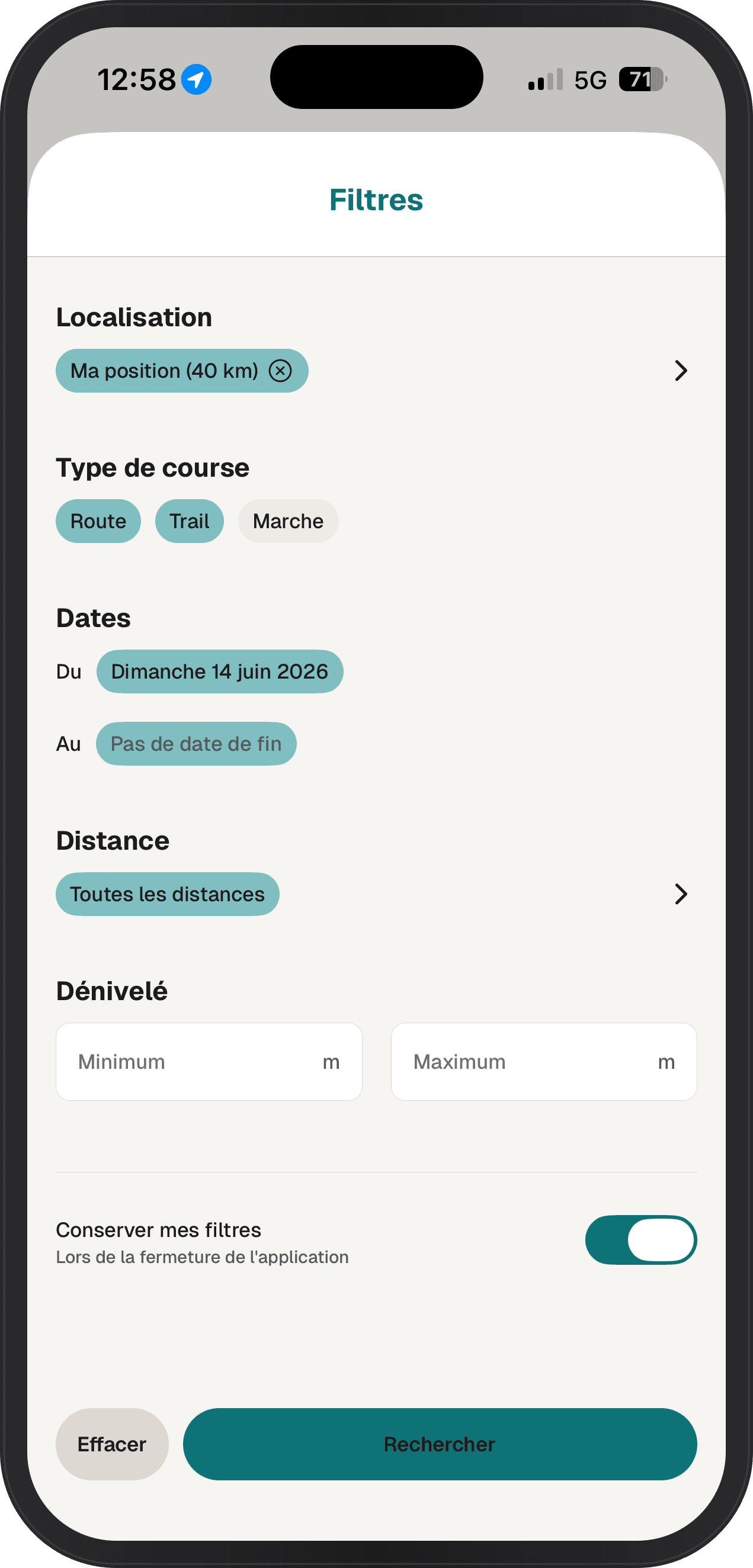 Une liste unique