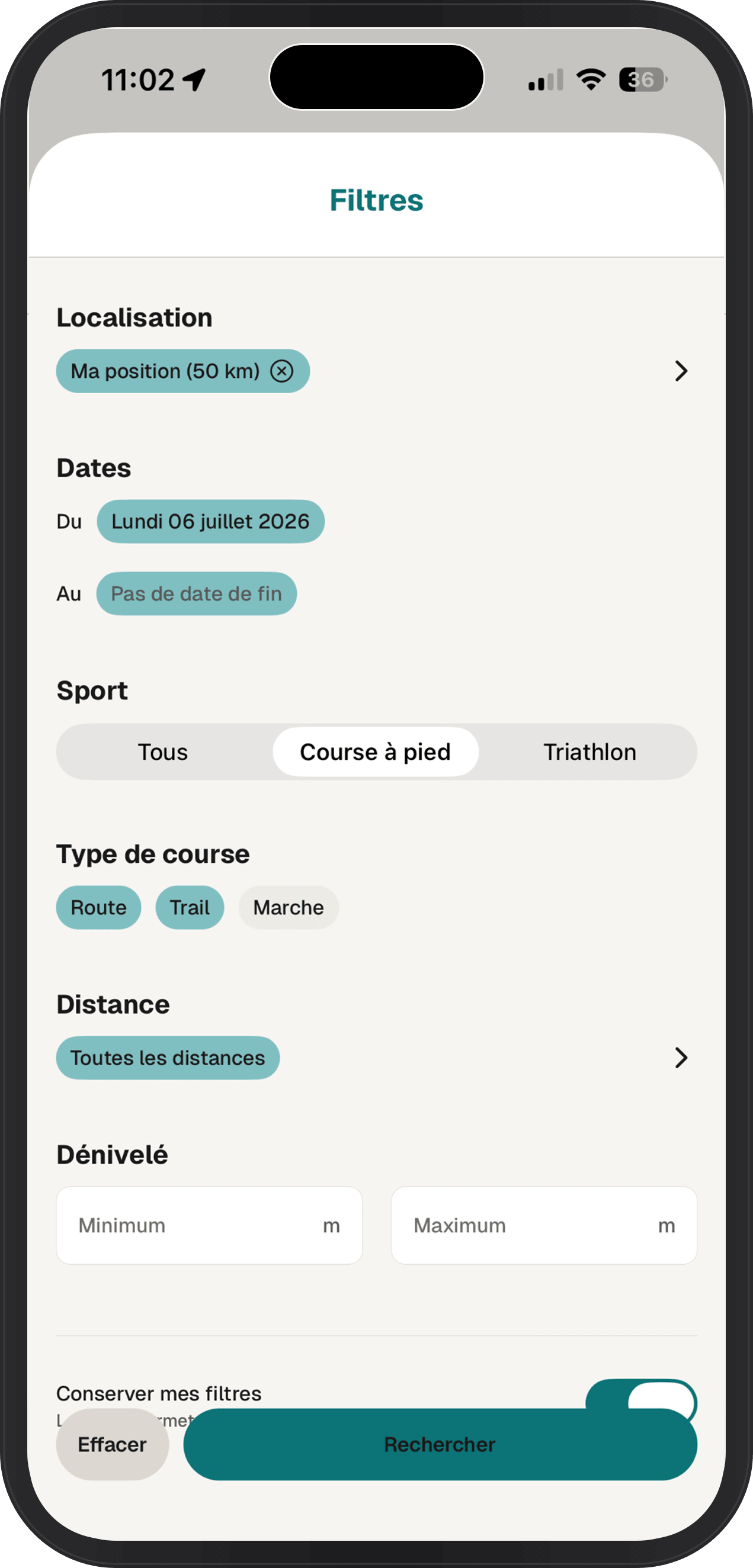 Une liste unique
